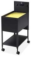 NewestEdition Mobile Standard File- w-Lock- 13-.50in.x24-.75in.x28-.25in.- Black