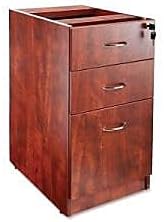 Lorell 69604 Fixed Pedestal B/B/F16-Inch x22-Inch x28-1/4-Inch Cherry