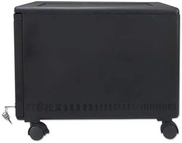 Single-Drawer Mobile Filing Cabinet 14-3/4w x 18-1/4d x 12-3/4h Black