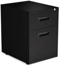 ALE Two-Drawer Metal Pedestal File Black