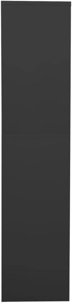 Metal Office Cabinet 70.9 Tall Steel Lockable File CabinetLocking Tool Cabinet Garage Steel Storage Cabinet for Home Office Anthracite 35.4x15.7x70.9 Steel(G)