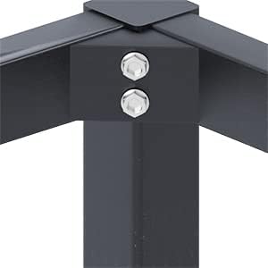 sogesfurniture Computer Office Desk Computer Table with BIFMA Certification Sturdy Office Desk Writing DeskTeak&ampBlackBHUS-AC3BB-8040