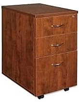 Lorell 69430 Mobile PedestalBox/Box/File16-Inch x22-Inch x28-1/4-InchCherry