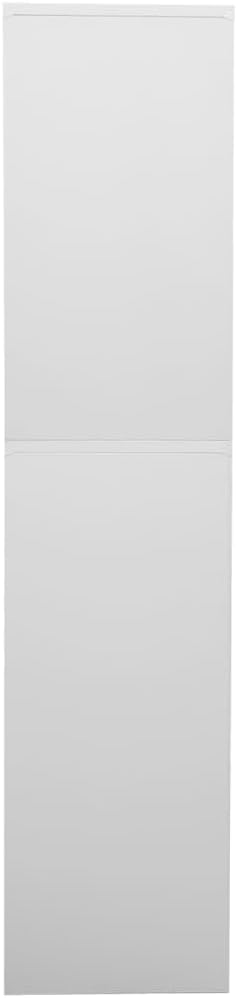Steel Storage Cabinet Metal Office Cabinet 70.9 Steel Lockable File Cabinet Metal Tool Cabinet for for OfficeHomeGarageGymSchool Light Gray 35.4x15.7x70.9 Steel(Style G) -AA