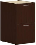 15 in. 2 x File &amp File Mod Pedestal Support Collection Component Drawer - Steel Ball Bearing Mahogany Laminate