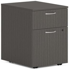 Mod Desk Collection Mobile Pedestal Drawer - Teak - 15 x 20 x 20 in.