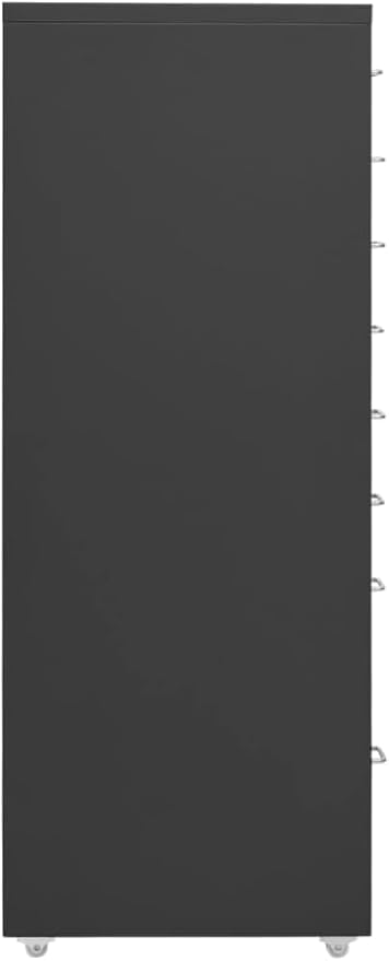 ELEFOCUS Furniture Set-Mobile File Cabinet Anthracite 28x41x109 cm Metal(Color:Default)