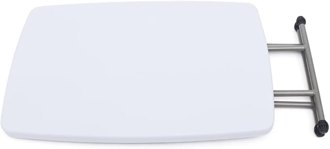 Folding Desk Home Office Desk Laptop Study Writing Table Height AdjustablePortable Folding Desk Writing Computer Desk for Home Office Trips(White)