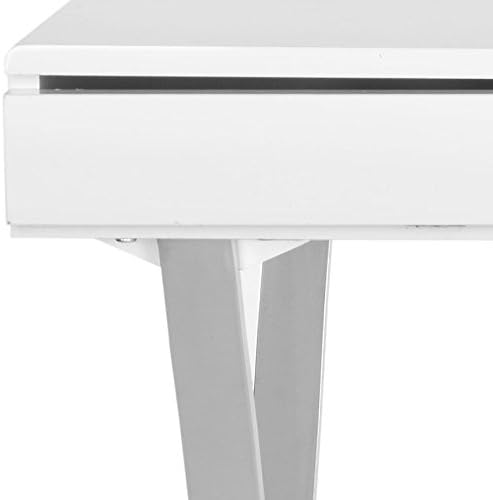 Safavieh Home Collection Gordon Desk White/Chrome