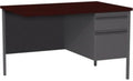 24 x 42 in. Fortress Series Right-Pedestal Return Laminated &amp Mahogany