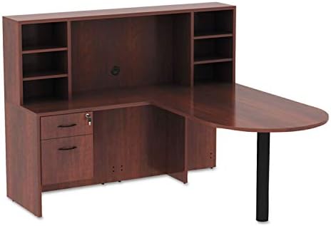 Alera Valencia 3/4 Box/File Worksurface Pedestal Medium Cherry (ALEVA552222MC)