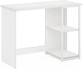 Furinno Camnus Modern Living Computer Desk 40 Inch Solid White/White