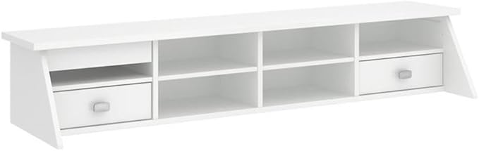 Bush Home Broadview Desktop Organizer in Pure White