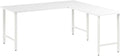 Bush Business Furniture Hustle 72W x 30D L Shaped Computer Desk with Metal Legs in White Modular Corner Table for Home and Professional Office