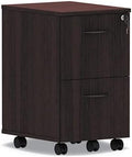 Valencia Series Mobile File &amp File Pedestal Mahogany