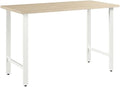Bush Business Furniture Hustle 48W x 24D Computer Desk with Metal Legs in Natural Elm Modular Office Table for Home and Professional Workspace