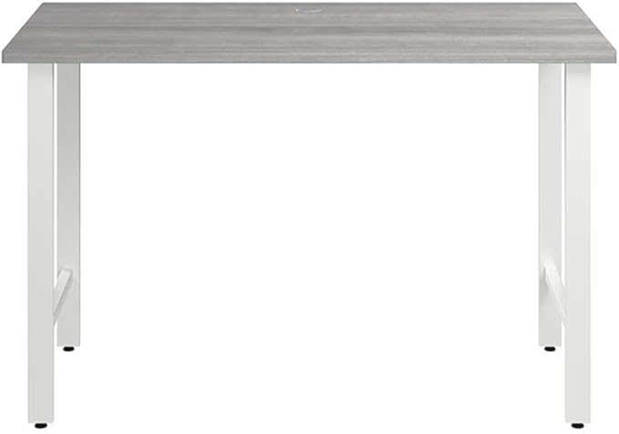 Bush Business Furniture Hustle Tall 5 Shelf Bookcase in White Large Freestanding Bookshelf for Home Office and Professional Workspace