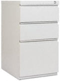 Alera Three-Drawer Mobile Pedestal File with Recessed Casters and Full-Length Pull FILEMBLEB/B/F19X28LGY (Pack of2)