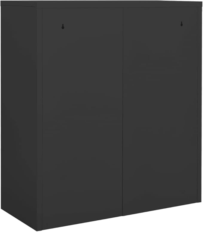 Office CabinetStorage Cabinet Steel Office Storage File Cabinet Storage Cabinet for Home Office Garage for Bedroom Living Room Anthracite 35.4x15.7x40.2 Steel