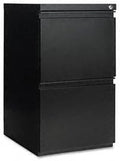 Alera® Two-Drawer Mobile Pedestal File with Recessed Casters and Full Length Pull FILEMBLEF/F19X28BK (Pack of2)