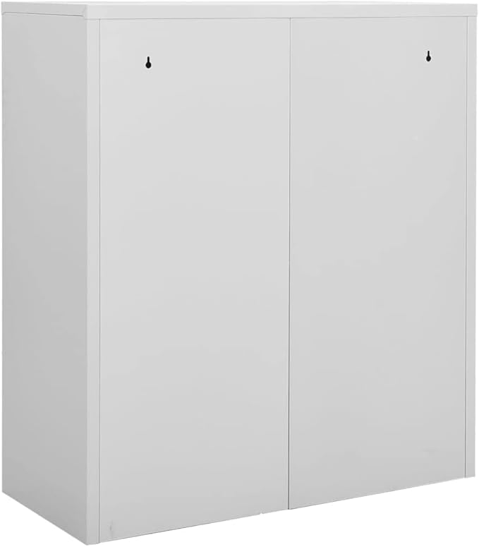 Office CabinetStorage Cabinet Steel Office Storage File Cabinet Storage Cabinet for Home Office Garage for Bedroom Living Room Light Gray 35.4x15.7x40.2 Steel