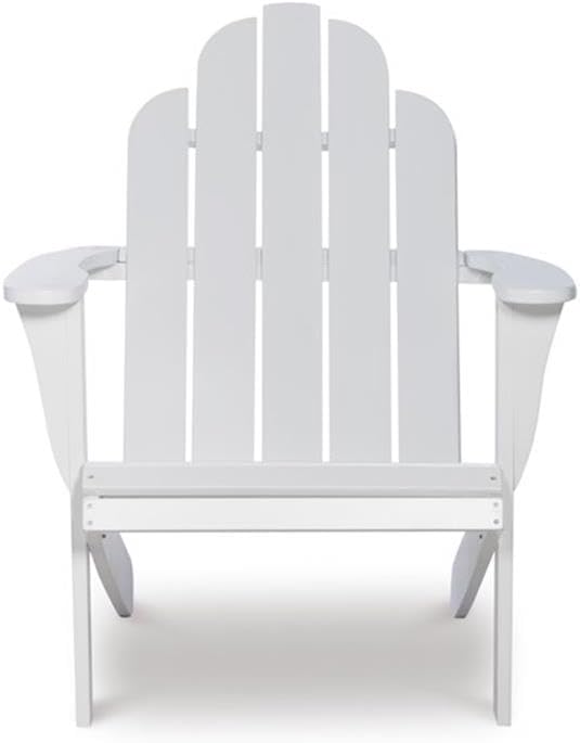 Linon White Adirondack Chair 30.4 wx37.6 dx37.8 h