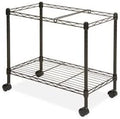 NewestEdition Mobile Filing Cart LTR-Lgl 12.88 in. x 25.75 in. x 20.5 in Black