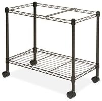 NewestEdition Mobile Filing Cart LTR-Lgl 12.88 in. x 25.75 in. x 20.5 in Black