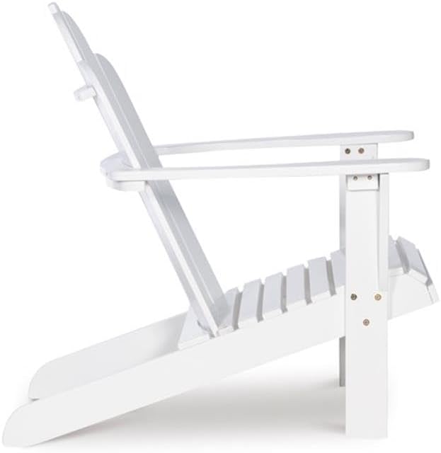 Linon White Adirondack Chair 30.4 wx37.6 dx37.8 h