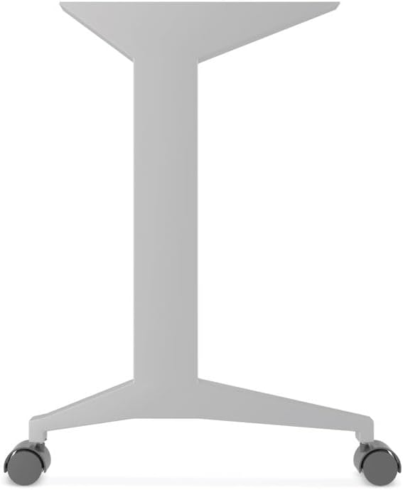 Alera Modern Teacher Series Pedestal Desk Left-Side Pedestal: Box/Box/File 60 x 24 x 28.75 White/Silver