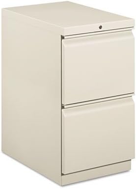Hon Brigade Standard Height Pedestal - 15 X 22.9 X 28 - 2 X File Drawer[s] - Security Lock - Light Gray