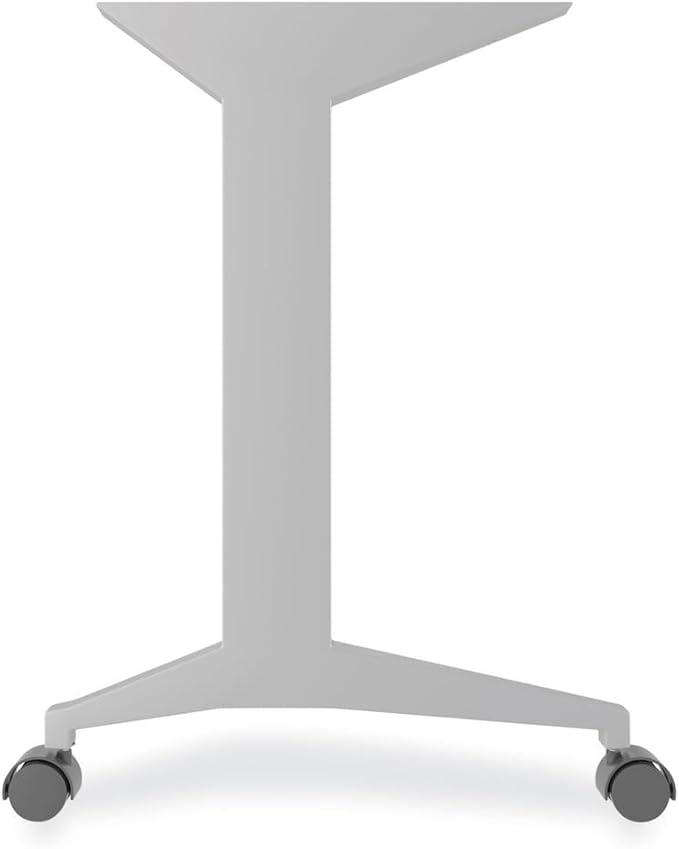 Alera HSD6030CM Double Pedestal Steel Desk 60 X 30 X 29.5 Mahogany/Charcoal Charcoal Legs