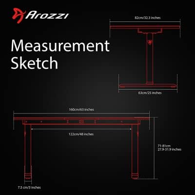 Arozzi Arena Ultrawide Curved Gaming and Office Desk with Full Surface Water Resistant DeskMat Custom Monitor Mount Cable Management Cut Outs Under The Desk Cable Management Netting - Dark Grey