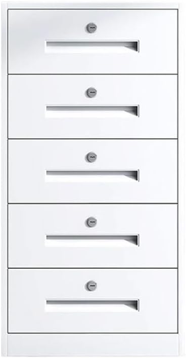Filing Cabinet Steel Home Chest of Drawers Office Increased Capacity Multifunctional Storage Cabinet File Data Office Cabinet File Storage CabinetsWhite