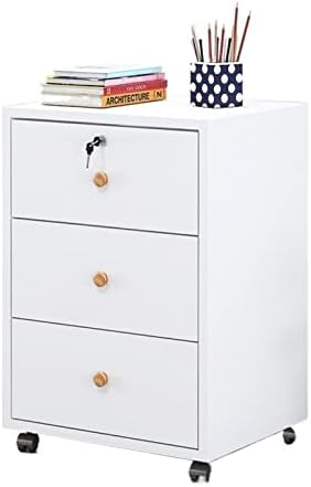 Storage Box Storage CabinetWood Lateral File Cabinet with Lock Drawer and Mobile Storage Office Floor to Ceiling Low Cabinet for File Organization