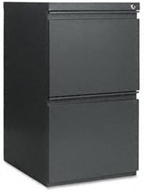 Alera Two-Drawer Mobile Pedestal File with Recessed Casters and Full Length Pull FILEMBLEF/F19X28CCL (Pack of2)