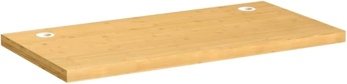 Bamboo Desk Top One-Piece Desk Table Top for Standing Desk and Home Office Desk 43.3x21.7x1.6-707