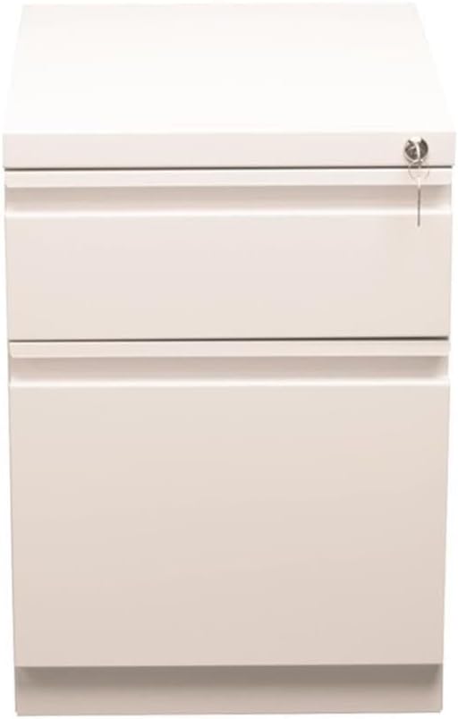 Hirsh Industries 2 Drawer Mobile Pedestal File Finish: Pearl White