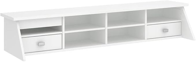 Bush Home Broadview Desktop Organizer in Pure White