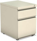 ALE Two-Drawer Metal Pedestal File with Full Length Pull Putty