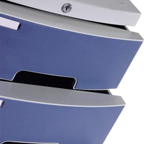 Desktop File Cabinet with Three Layer Storage Box Drawers and Lockable Nizer
