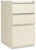 Alera Three-Drawer Mobile Pedestal File with Recessed Casters and Full-Length Pull FILEMBLEB/B/F19X28PY (Pack of2)