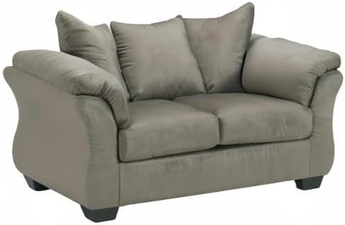 Signature Design by Ashley Darcy Casual Plush Loveseat Grayish Brown