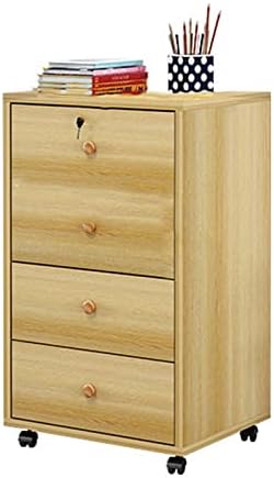 Storage Box Storage CabinetWood Lateral File Cabinet with Lock Drawer Mobile Office Storage Cabinet Floor to Ceiling Low Cabinet for File Organization