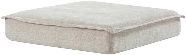 HULALA HOME Seat Cushion Cover for Sectional Sofa Couch Beige（Cushion is not Included）