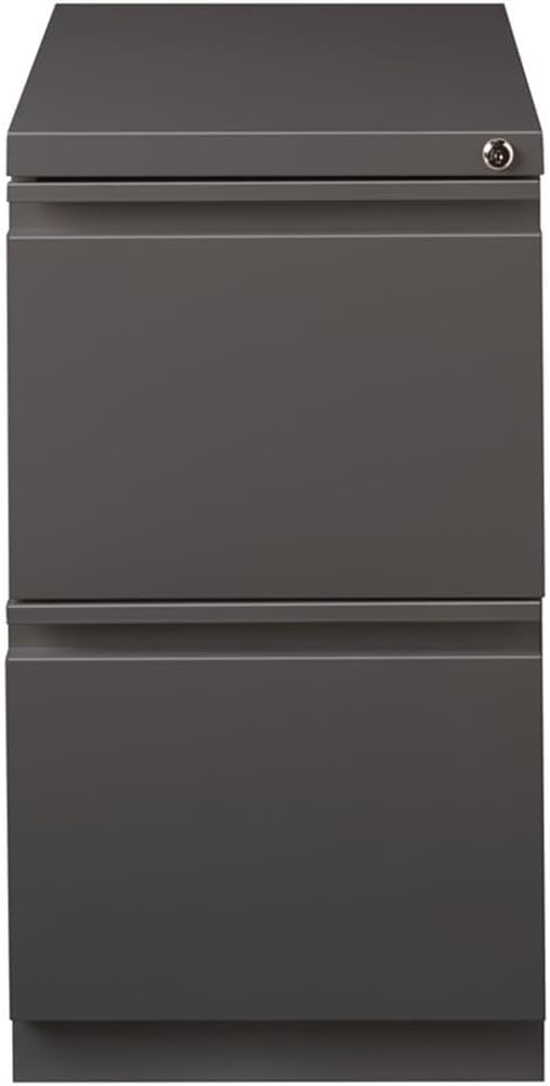 Home Square Mobile Pedestal 2-Drawer Filing Cabinet Set in Espresso