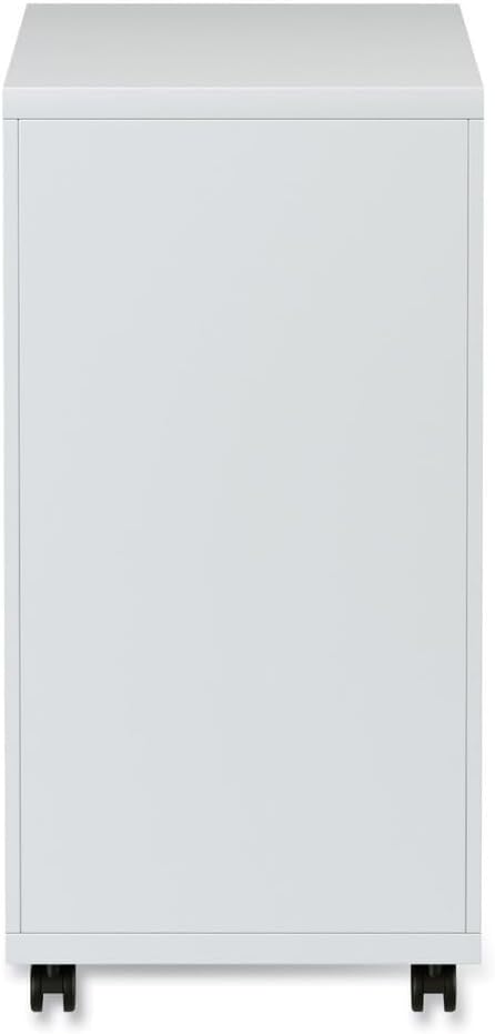 Alera PBBBFLG Three-Drawer Pedestal File with Full-Length Pull 14 7/8 x 19 1/8 Light Gray