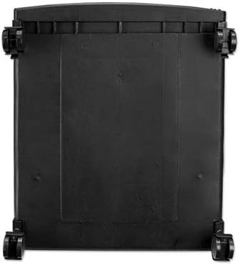 Single-Drawer Mobile Filing Cabinet 14-3/4w x 18-1/4d x 12-3/4h Black