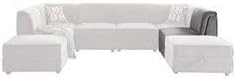 Maykoosh Velvet Armless Chair - Modern Living Room Seating - Gray
