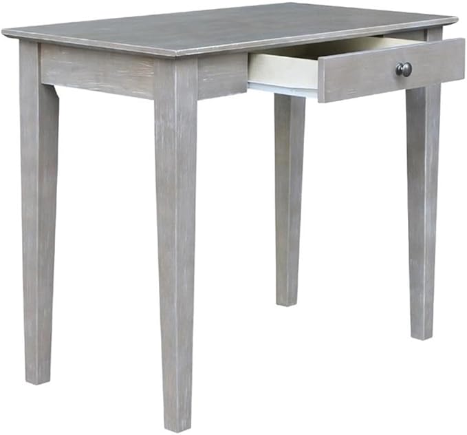 International Concepts Writing Desk Washed Gray Taupe